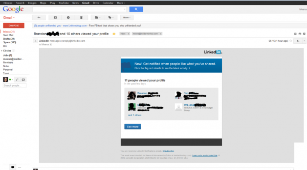 LinkedIn (NYSE:LNKD) Privacy Issue