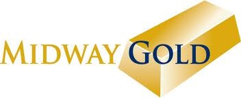 Midway Gold Corp (USA) (NYSEAMEX:MDW)