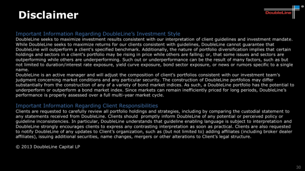 Credit: DoubleLine Capital LP