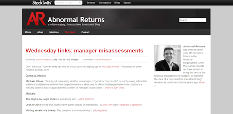 Abnormal Returns
