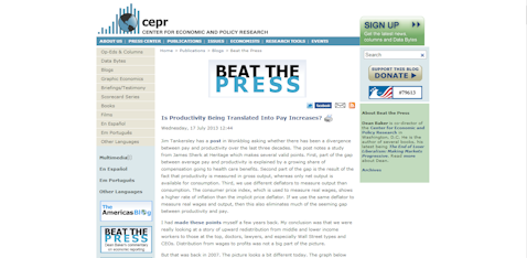 Beat the Press (CEPR)
