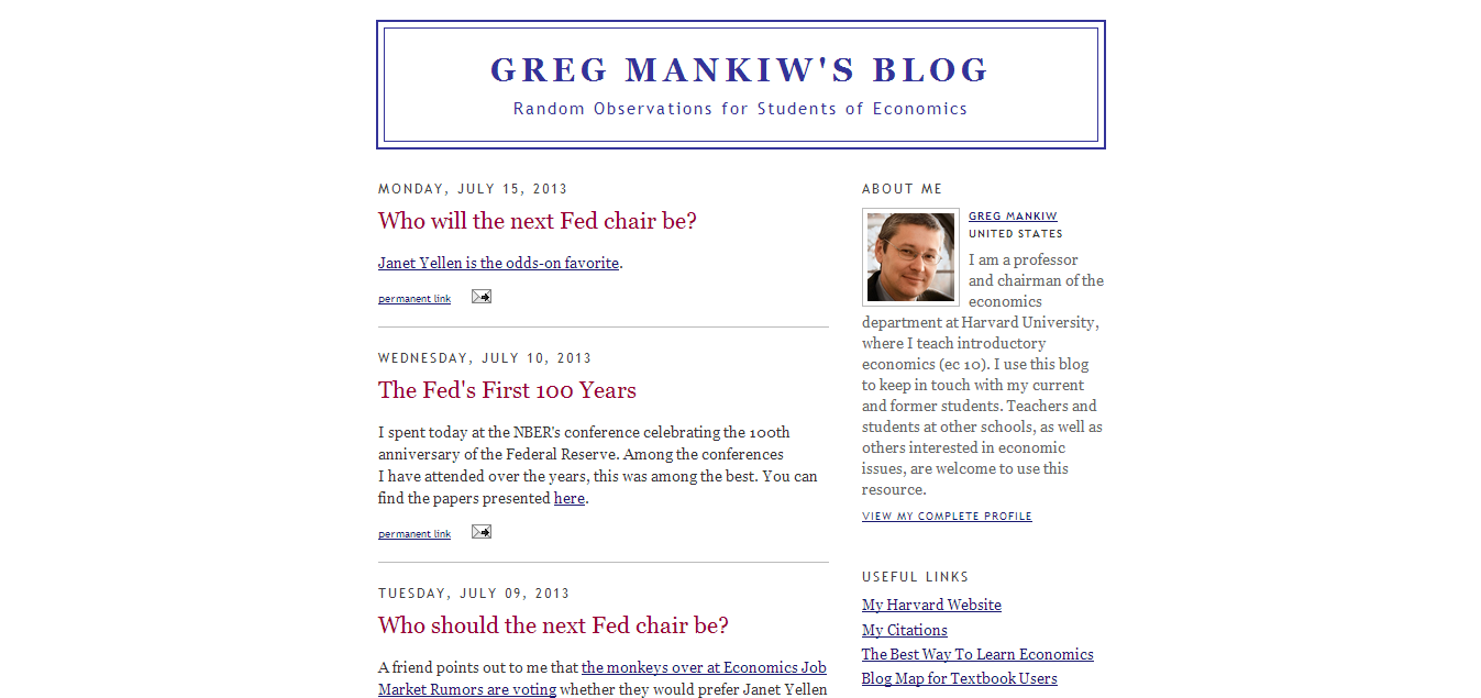 Greg Mankiw
