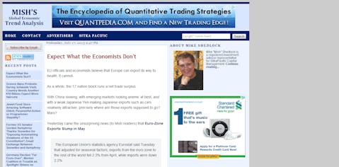 Mish's Global Economic Trend Analysis