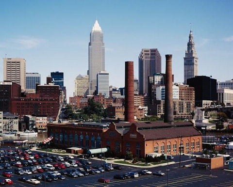 Cleveland, Ohio, 'Flats' District/Public Domain