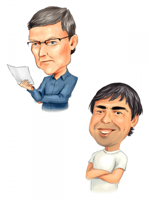 Apple Inc. (AAPL), Google Inc (GOOG), Amazon.com Inc. (AMZN), Microsoft Corporation (MSFT)