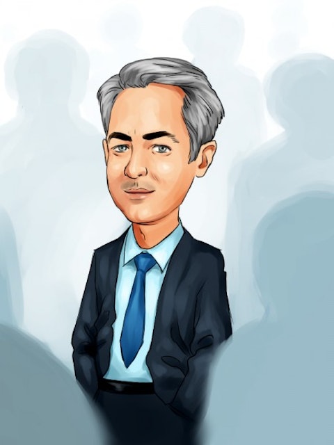 Bill Ackman in crowd