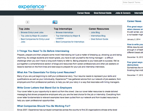 Top Websites for your Career