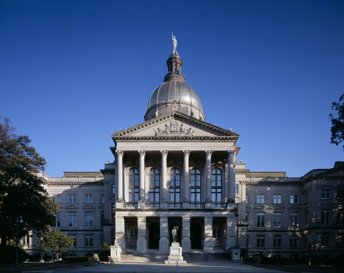 Georgia Capitol Building in Atlanta, Georgia built 1885-1889.