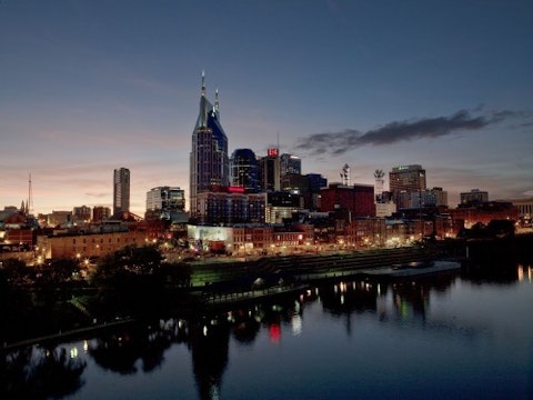 Nashville, Tennessee skyline 11 Most Religious States in America