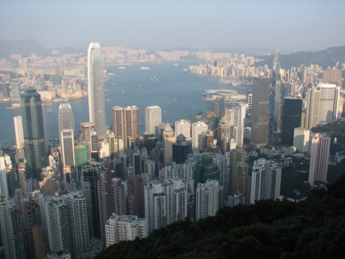 Uitzicht vanaf Victoria Peak