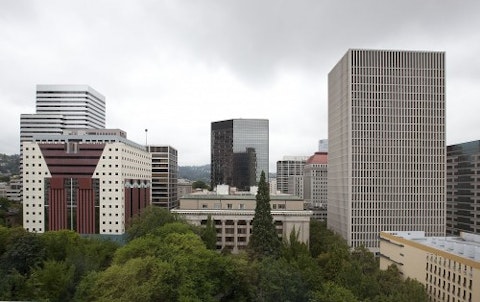 downtown view of Portland, Oregon