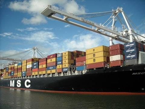 MSC Container Ship