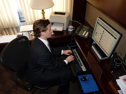 Twitter TWTR Facebook FB LinkedIn LNKD Office Work Computer Productivity Employment