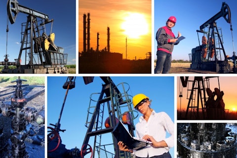 Workers in an Oilfield Oil Drilling Halliburton HAL BHI SLB XOM CVX BP Stocks 11 Fastest Growing Blue Collar Jobs 
