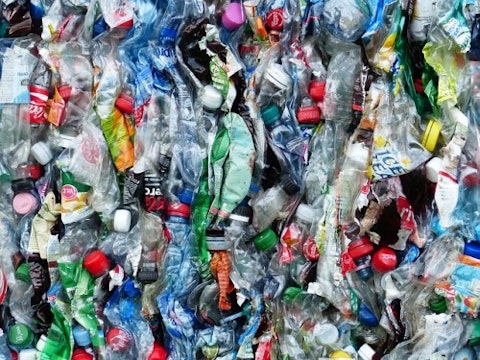 plastic bottles garbage