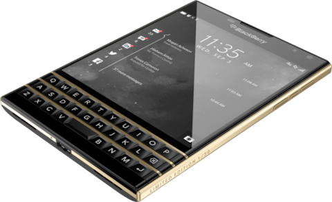 BlackBerry, official Limited Edition Black & Gold BlackBerry Passport, is BBRY a good stock to buy, gold,