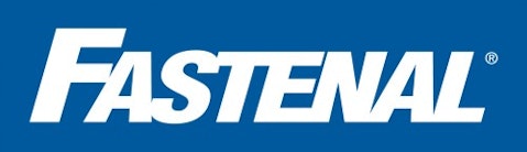 Fastenal Logo_wht on blu bg