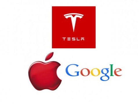Tesla Motors Inc (NASDAQ:TSLA) Google Inc (NASDAQ:GOOGL) Apple Inc. (NASDAQ:AAPL)