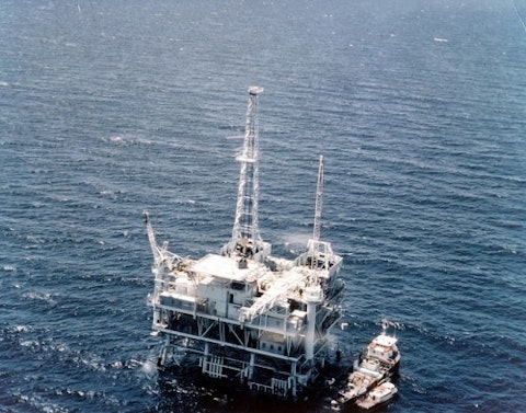 Offshore Oil Drilling BP RIG ESV 2