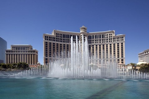 Bellagio Hotel Fountains in Las Vegas