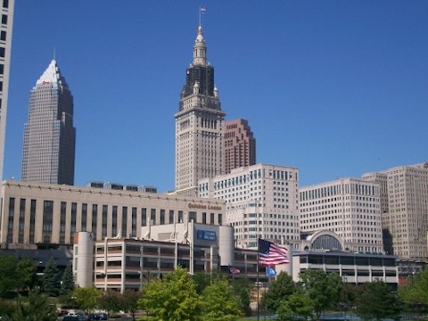 cleveland, ohio, buildings, skyline