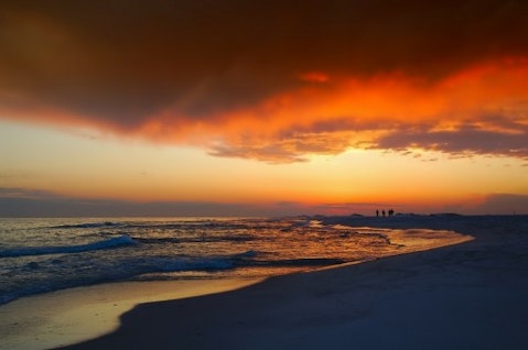 florida-sea - sunset-sky-clouds