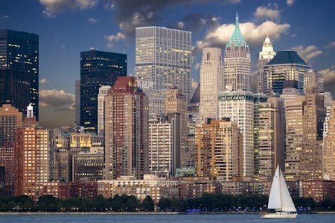 new-york-skyline - manhattan-urban