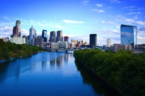 philadelphia-Pensylvania, city, skyline, river 15 Biggest US Cities Ranked By GDP 