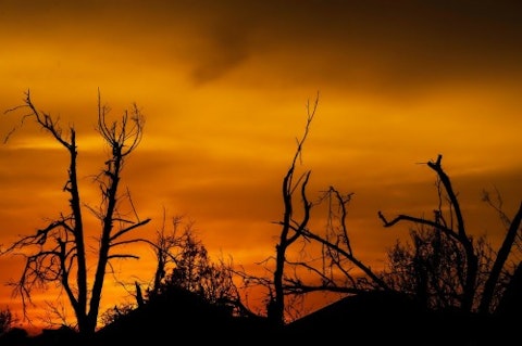 sunset-oklahoma tornado damage-trees