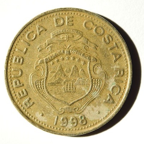 Republica_de_Costa_Rica_100_Colones_Coin_1998_Obverse