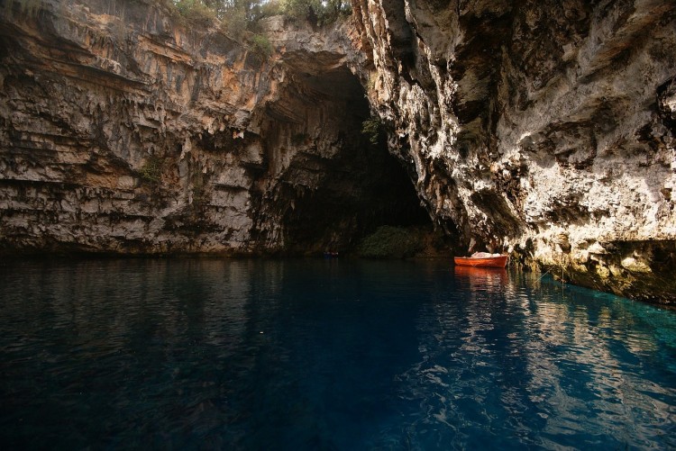 Melissani lake, Greece