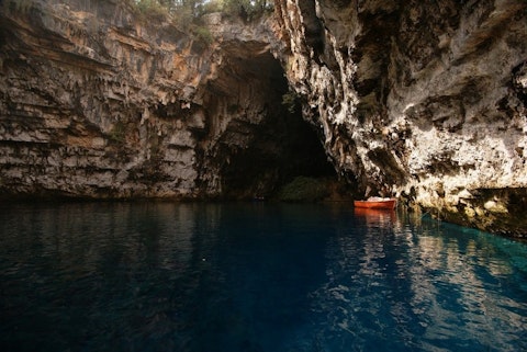Melissani lake, Greece