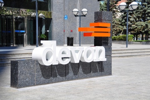 Devon Energy Corp (NYSE:DVN), Logo, Headquarters, Buliding, Sign, Symbol, Oil, Gas, Fuel