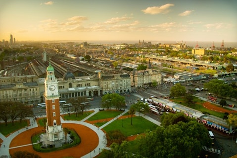argentina, tower, past, retiro, photography, south america, plaza san martin, tree, plaza libertador general san martin, buenos aires, 11 Most Expensive Cities to Visit in South America in 2015