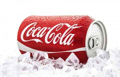 The Coca-Cola Co (NYSE:KO), Can, Ice, Isolated, popualr dring, brand, Sign, Symbol, Name