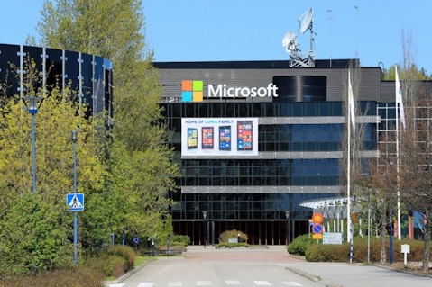 Microsoft Corporation (NASDAQ:MSFT), Microsoft sign, building, symbole, logo, nokia,