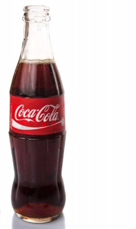 The Coca-Cola Co (NYSE:KO), Bottle, Isolated, Coke, Cola, Drink, Nonalcoholic, Beverage, Popular, Sign, logo, Symbol