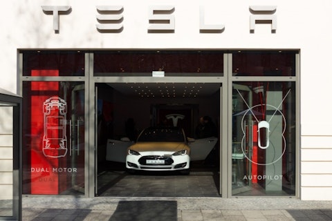Tesla Motors Inc (NASDAQ:TSLA), car, showroom, company, automobile, design, motors