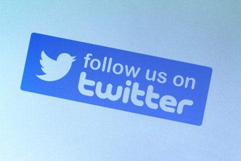 Twitter Inc (NYSE:TWTR), Sign, Follow us on Twtter, Symbol, Logo, Bird,