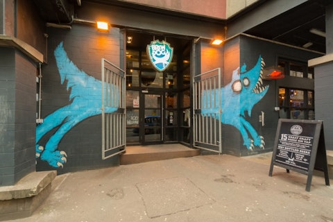 brewdog, uk, edinburgh, craft, bar, brewery, entrance, scotland, brew, beer, cowgate, logo