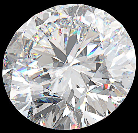 diamond, view, top, prism, closeup, isolated, clear, stone, expensive, sparkle, carat, precious, jewelry, value, wealth, luxury, treasure, jewelery