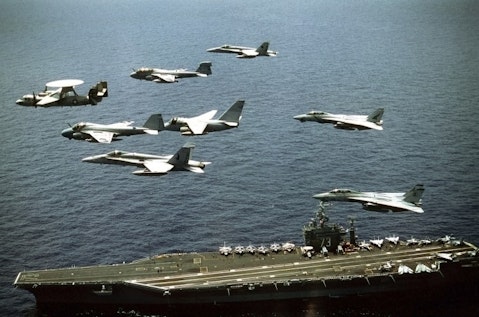 Defense Stocks UTX GD LMT carriers, aircraft, nuclear, prowler, warfare