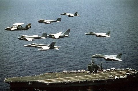 Defense Stocks UTX GD LMT carriers, aircraft, nuclear, prowler, warfare