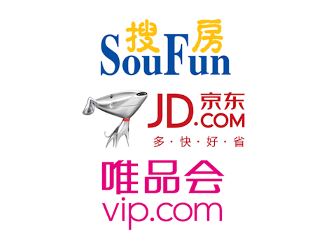 SouFun Holdings Limited (SFUN), NYSE:SFUN, JD.Com Inc (JD), NASDAQ:JD, Vipshop Holdings Ltd (VIPS), NYSE:VIPS, Yahoo Finance,