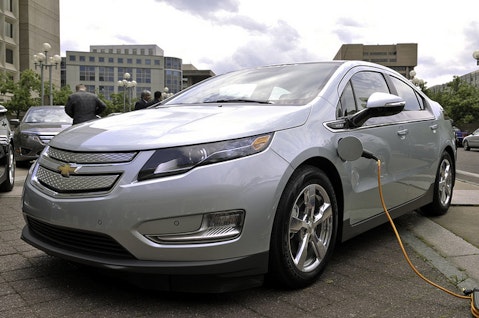 General Motors GM Electric Cars Volt Charging