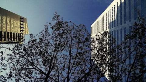 facades, buildings, Hilton