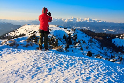 travel, snow, man, top, winter, mountain, hiking, cold, adventure, snowy, remote, hiker, julian alps, view, slovenia, sitting, new, adventurer, adult, success, male, solitude,
