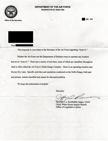 Declassified Facts about Area 51 Name