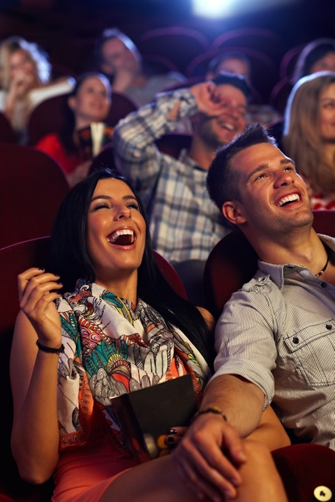 laugh, cinema, watching, adult, enjoying, enjoyment, young, group, multiplex, eating, photo, fun, white, theater, movie, happiness, rendezvous, male, twenties, people, boyfriend, vertical, caucasian, black, female, entertain, smiling, spectator, comedy, appointment, relationship, lifestyle, audience, face, woman, beauty, together, joyful, hair, auditorium, joy, cheerful, indoor, couple, man, happy