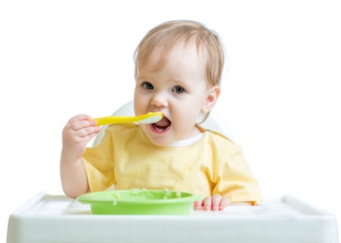 Most Common Food Allergies In Infants baby eating